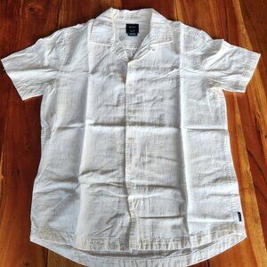 RVCA Camp Collar Button Down w/ Mid-Century Mod Pattern - Men's Size S